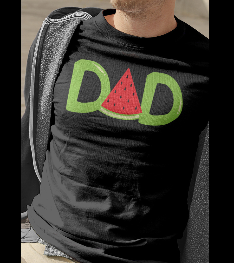 DAD Funny Summer Watermelon Lover T-Shirt