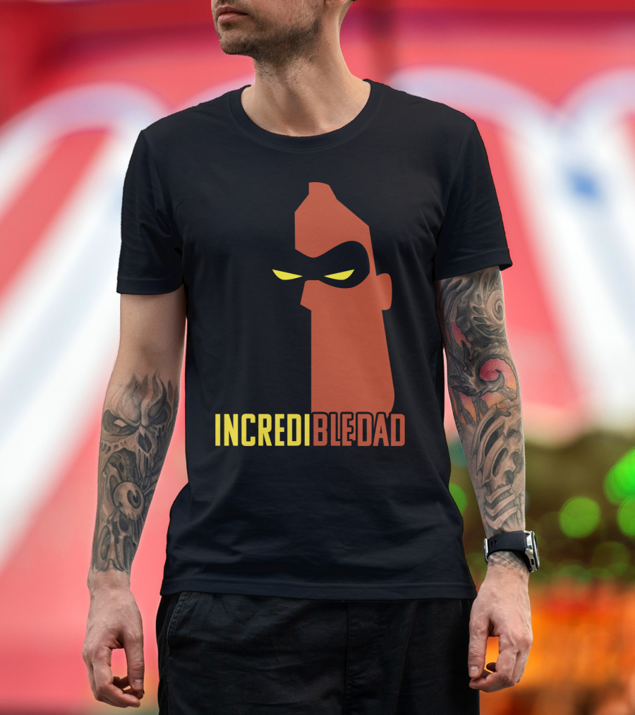Disney Pixar Incredibles 2 IncrediBle Dad Hero Mask T-Shirt