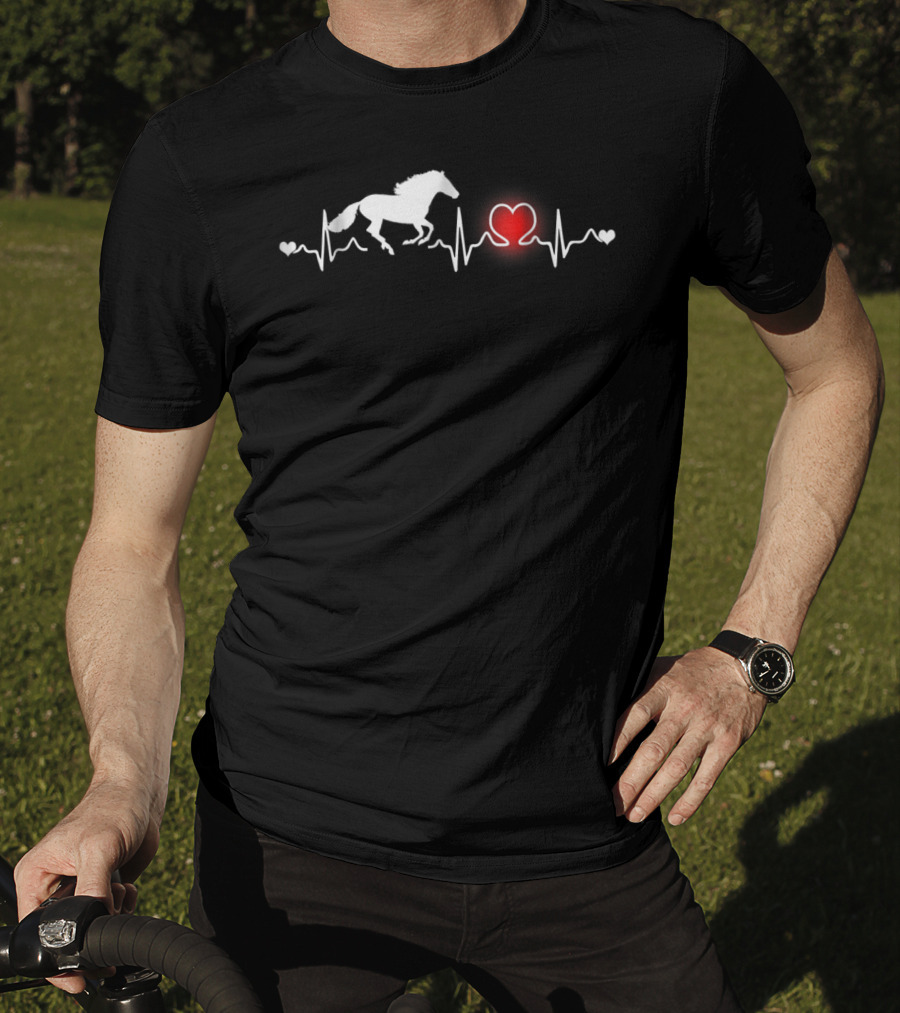 Appaloosa Horse Heartbeat Love Pulse T-Shirt