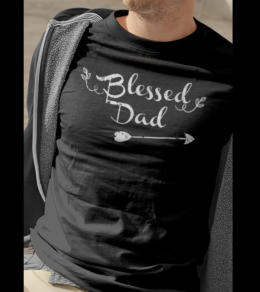 Blessed Dad Arrow T-Shirt