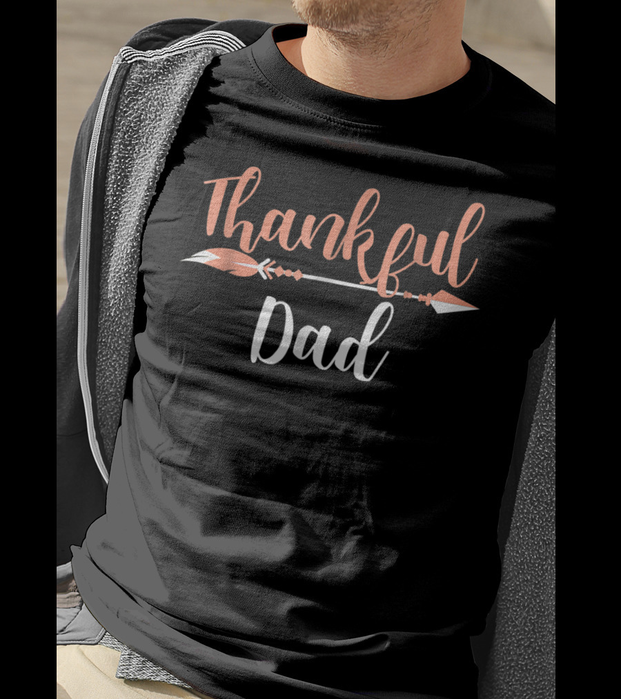 Thankful Dad Arrow T-Shirt