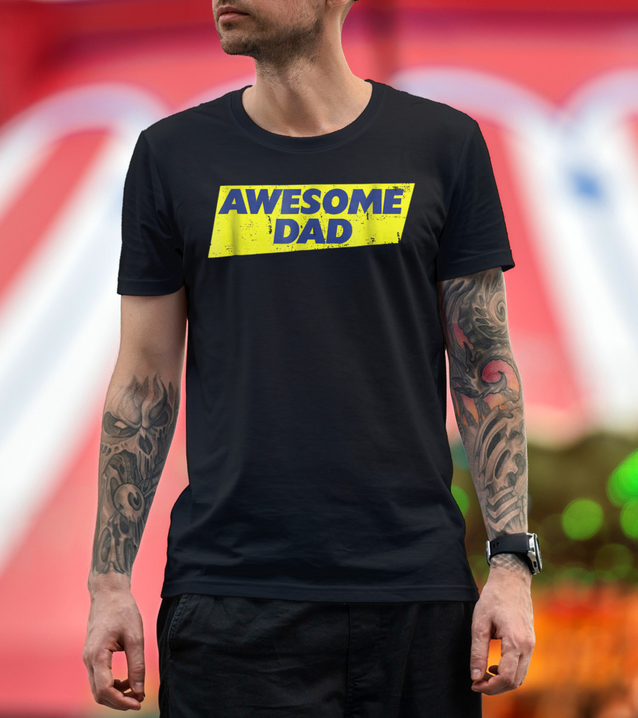 AWESOME DAD Vintage Style Design59 T-Shirt