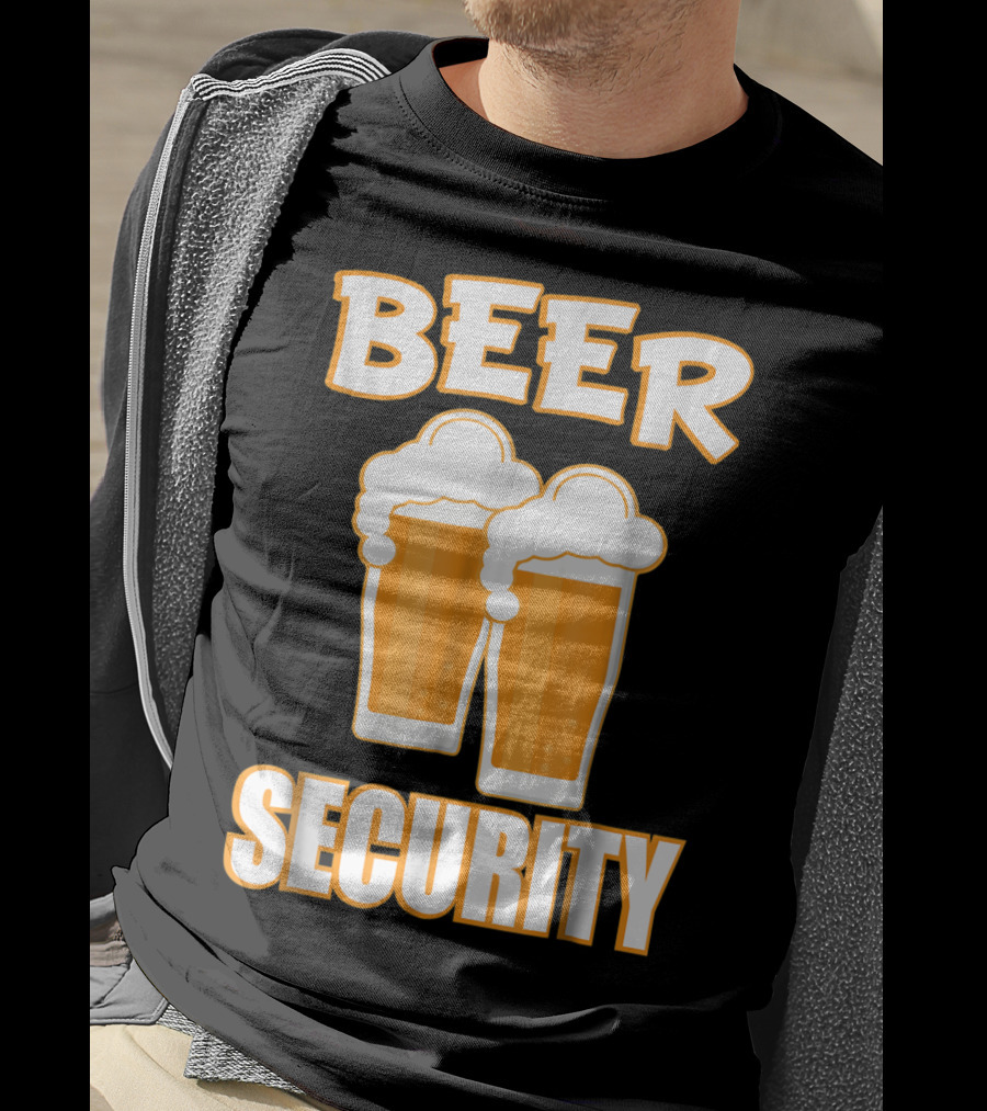 Beer Security Cool Dad T-Shirt