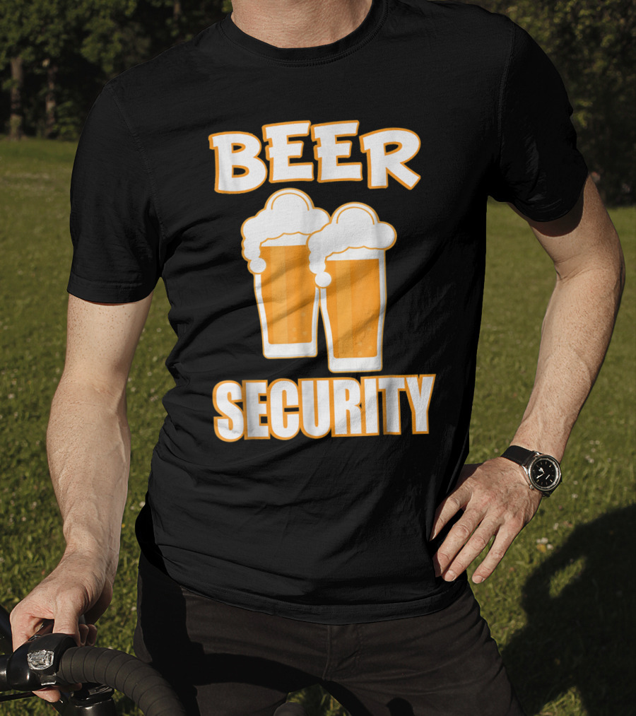 Beer Security Cool Dad T-Shirt