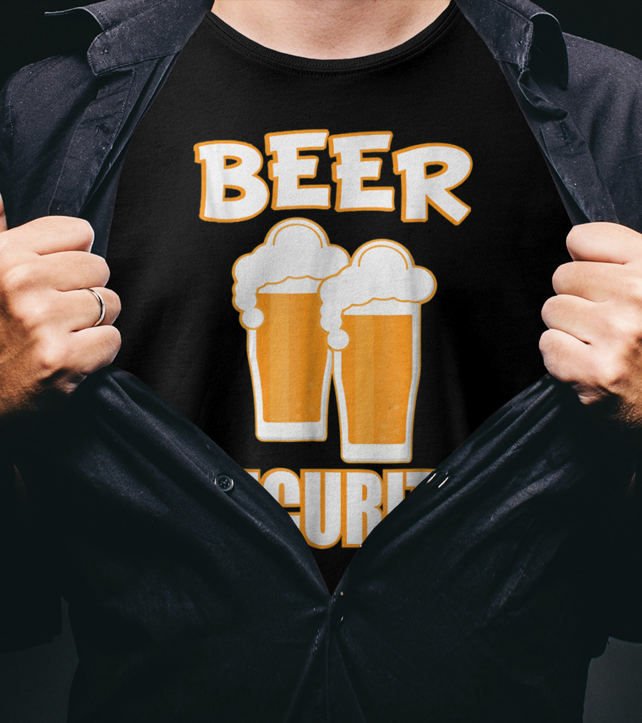 Beer Security Cool Dad T-Shirt