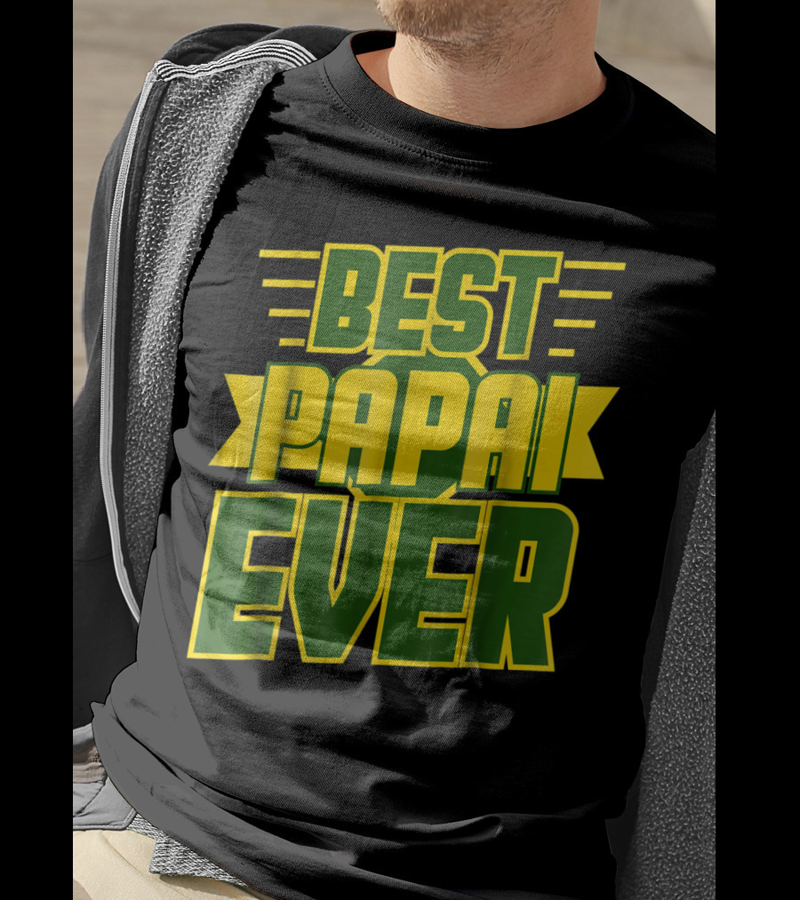 Best Papai Ever Awesome Brazilian Dad Brazil T-Shirt