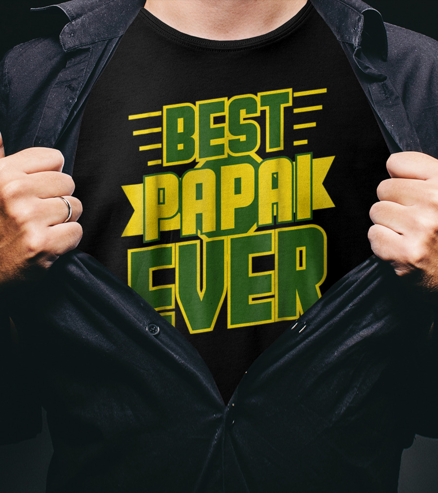 Best Papai Ever Awesome Brazilian Dad Brazil T-Shirt