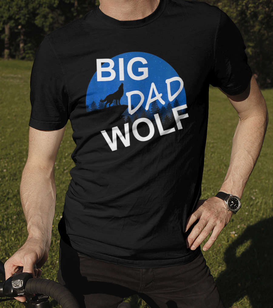 Big Dad Wolf Howling At The Moon 69 T-Shirt