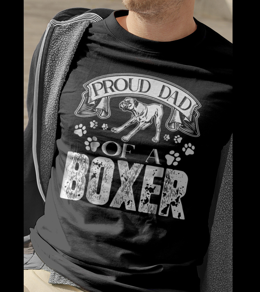 Proud Dad Of A Boxer T-Shirt