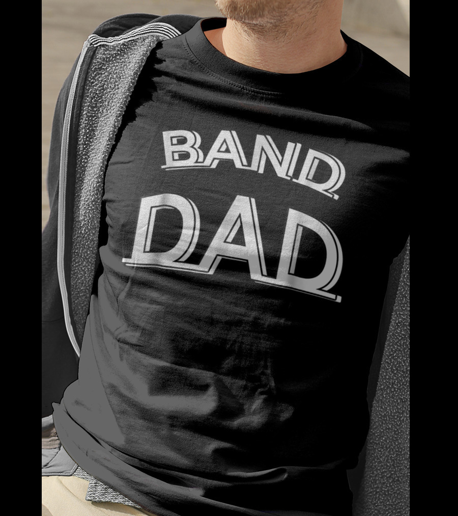 Band Dad Funny Father High School Marching Band Cute T-Shirt