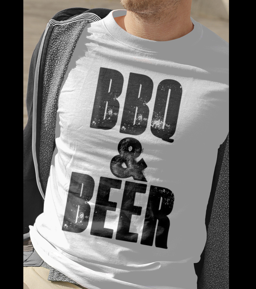 BBQ And Beer Dad Father Papa Husband BBQ And Beer T-Shirt