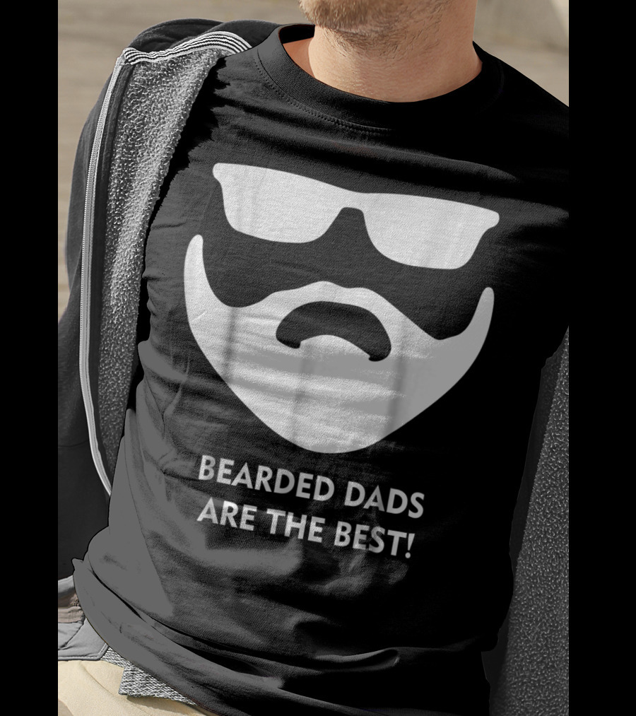 Bearded Dads Are The Best Dad Beard Beard Dad65 T-Shirt