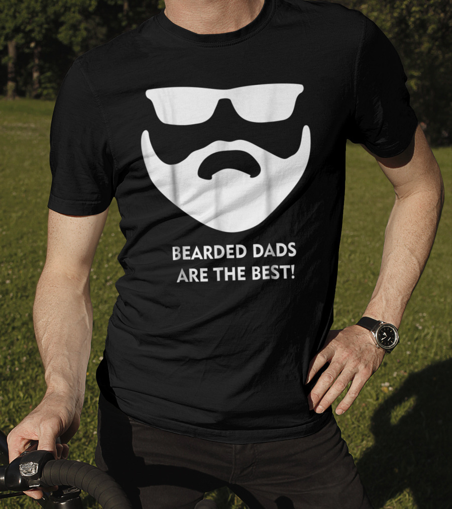 Bearded Dads Are The Best Dad Beard Beard Dad65 T-Shirt