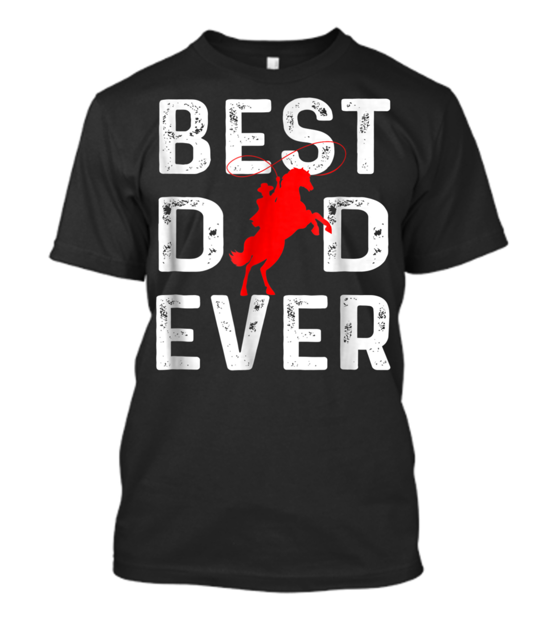 Best Dad Ever Cowboy Rider Iconic T-Shirt