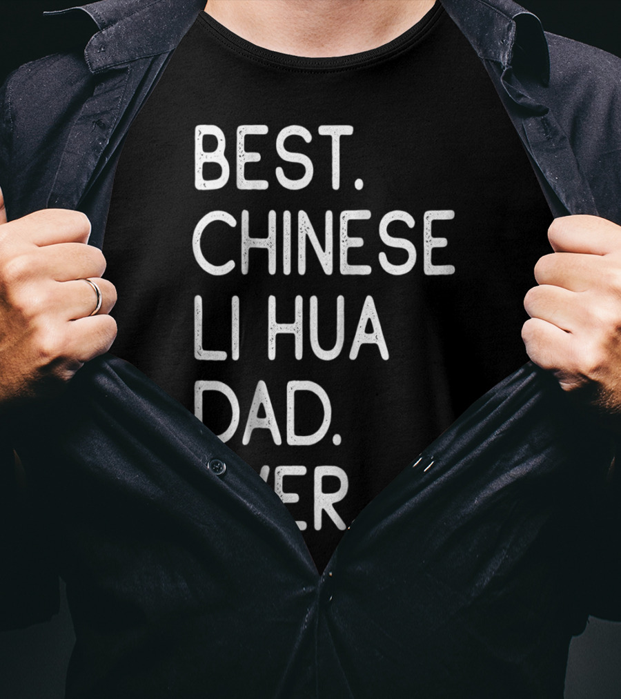 Best Chinese Li Hua Dad Ever Kitten Lovers Owner T-Shirt