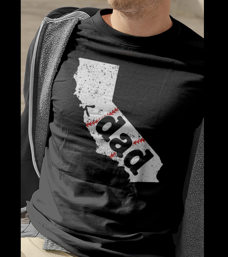 California Dad Baseball Softball Best T-Shirt