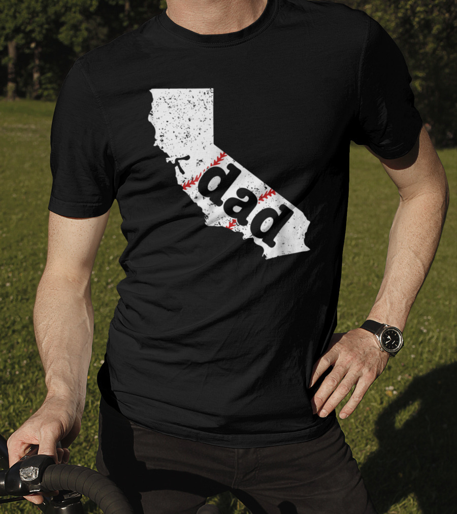 California Dad Baseball Softball Best T-Shirt