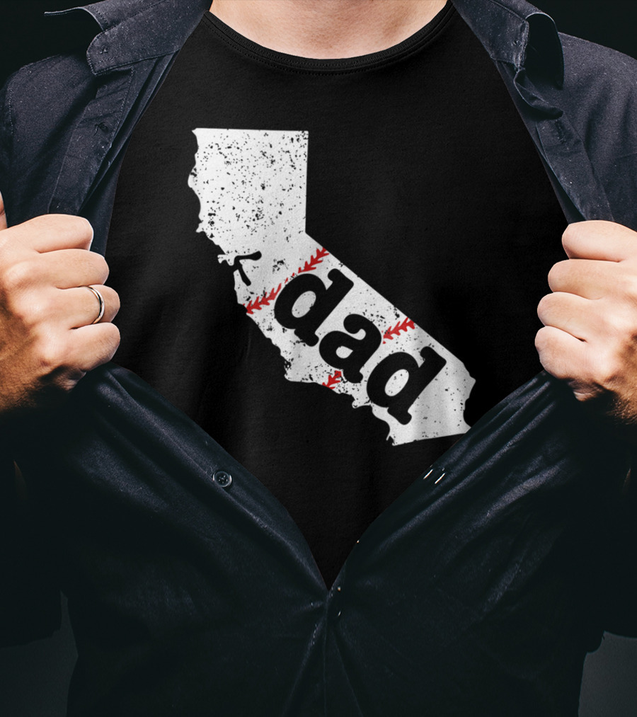California Dad Baseball Softball Best T-Shirt