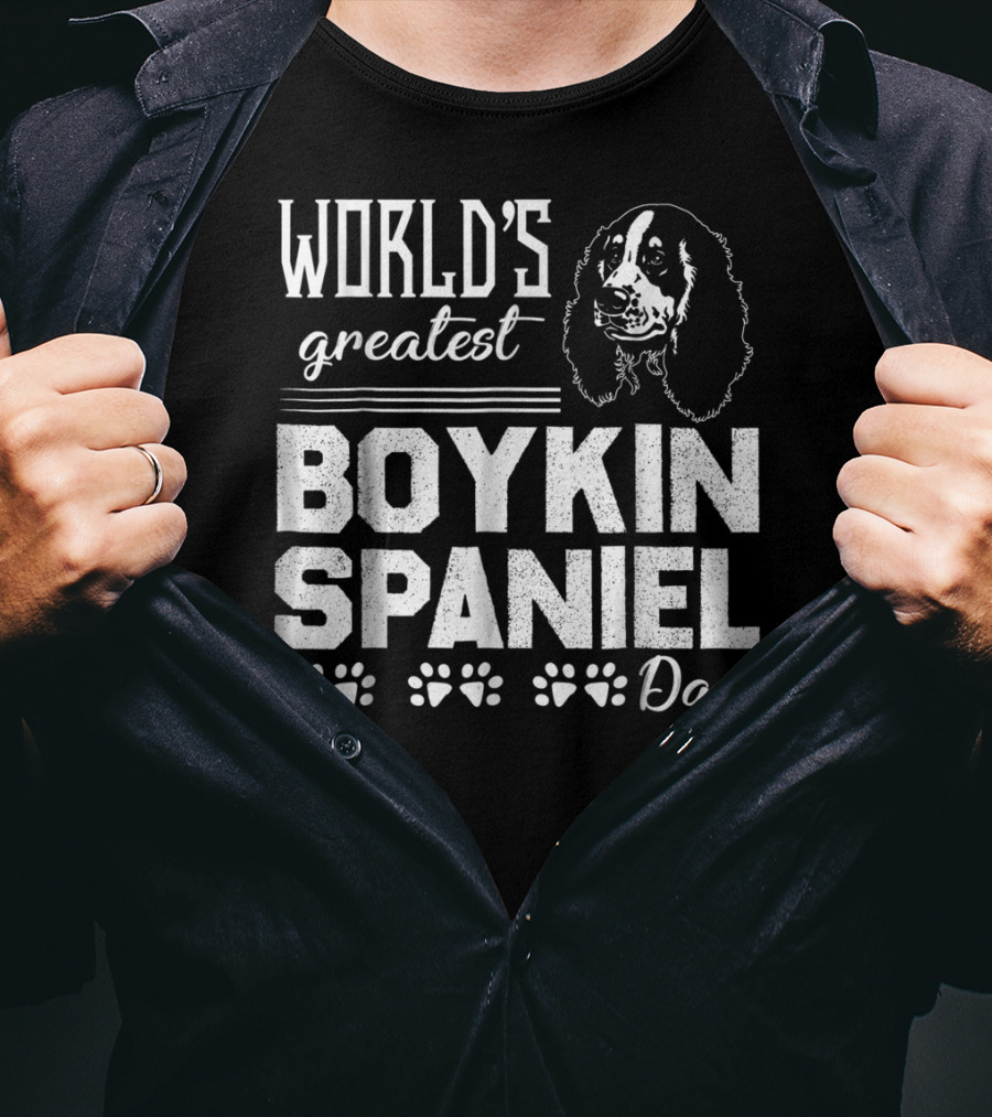 World's Greatest Boykin Spaniel Dad T-Shirt