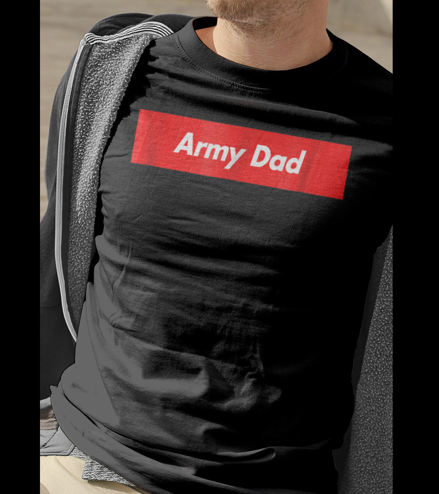 Army Dad Red Box T-Shirt