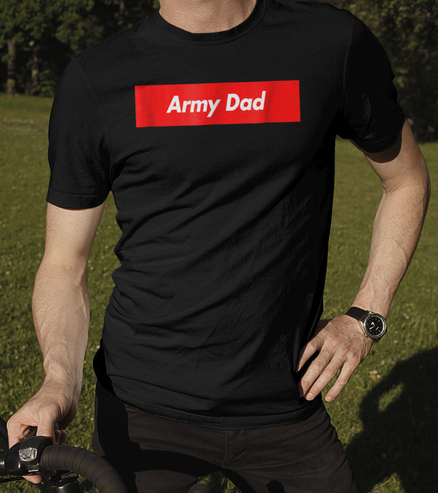 Army Dad Red Box T-Shirt