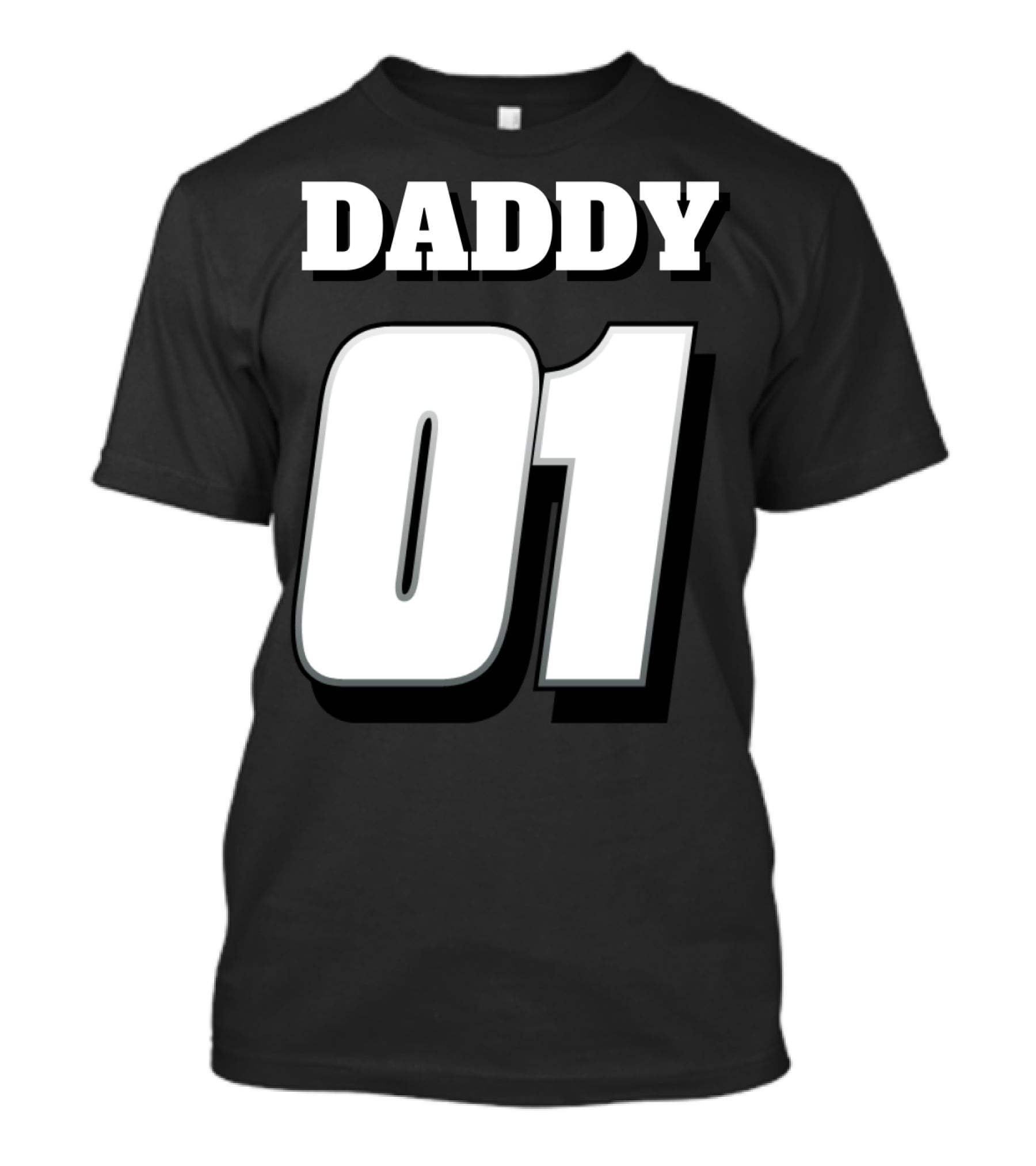 Daddy 01 Number One Dad T-Shirt