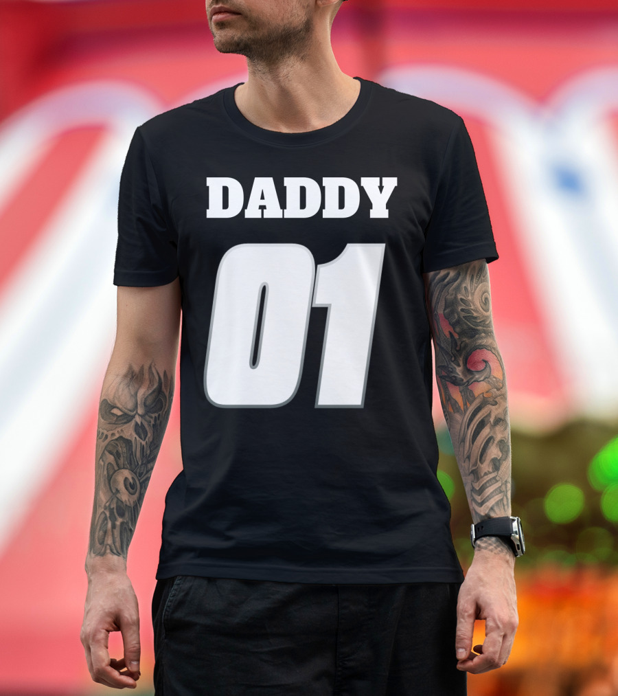 Daddy 01 Number One Dad T-Shirt