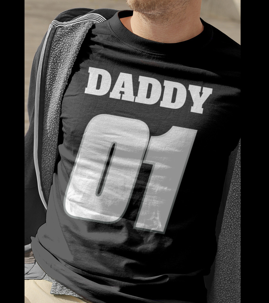 Daddy 01 Number One Dad T-Shirt