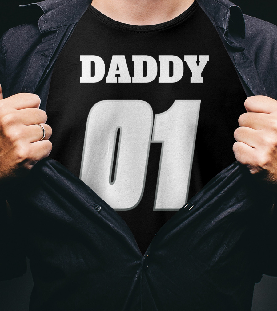 Daddy 01 Number One Dad T-Shirt