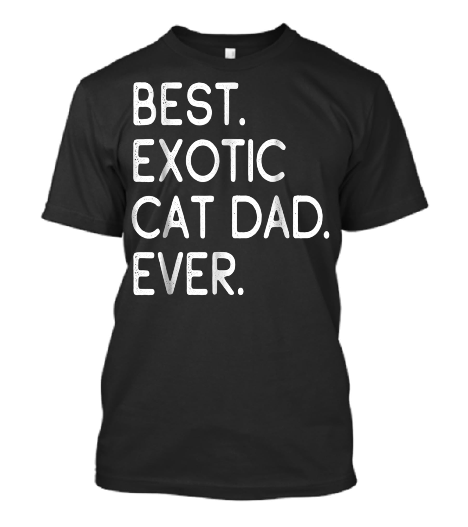 Best Exotic Cat Dad Ever Owner Kitten Lovers 18 T-Shirt