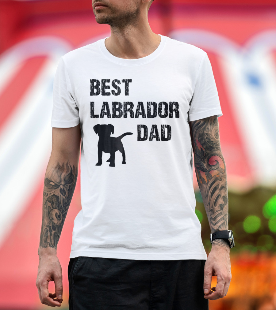 Best Labrador Dad T-Shirt