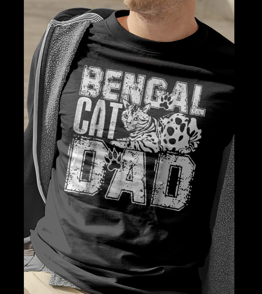 Bengal Cat Dad Bengal Cat Dad T-Shirt