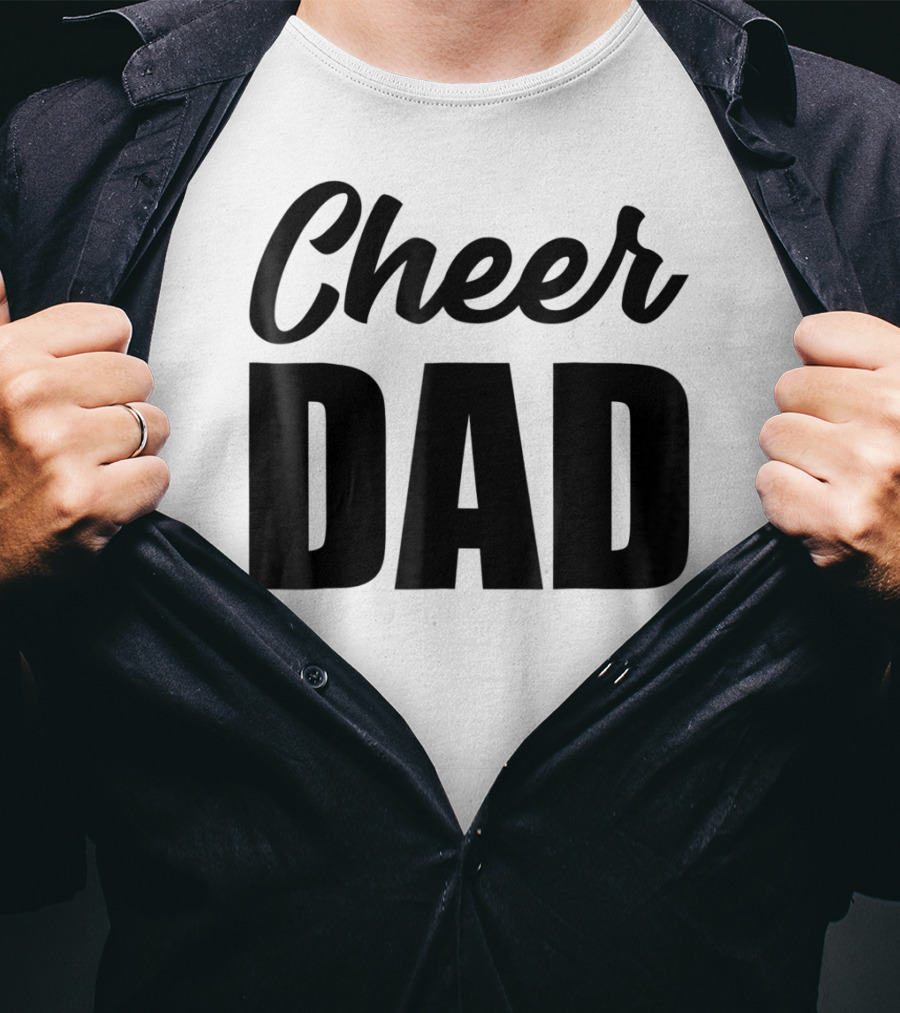 Cheerleading Cheer Dad Daddy T-Shirt