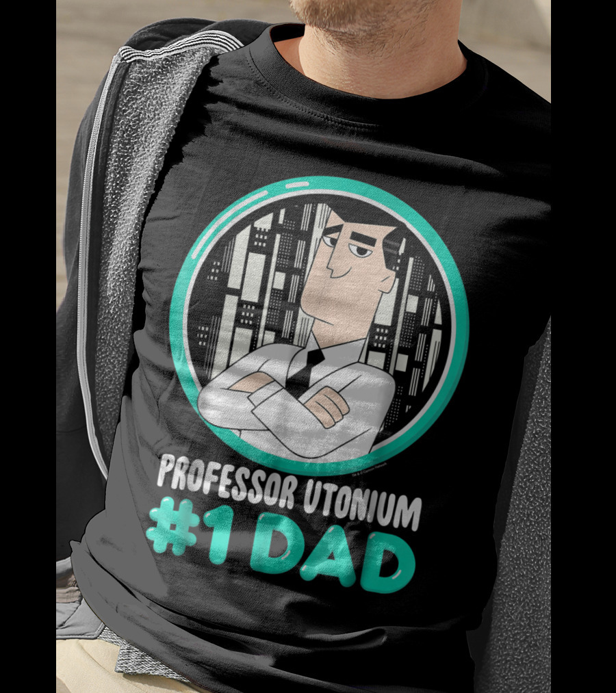 CN Powderpuff Girls Professor Utonium #1 Dad T-Shirt