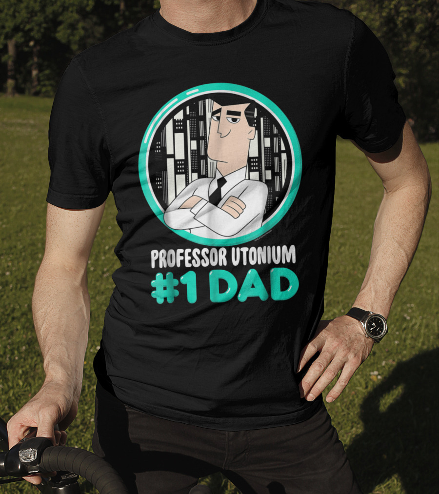 CN Powderpuff Girls Professor Utonium #1 Dad T-Shirt