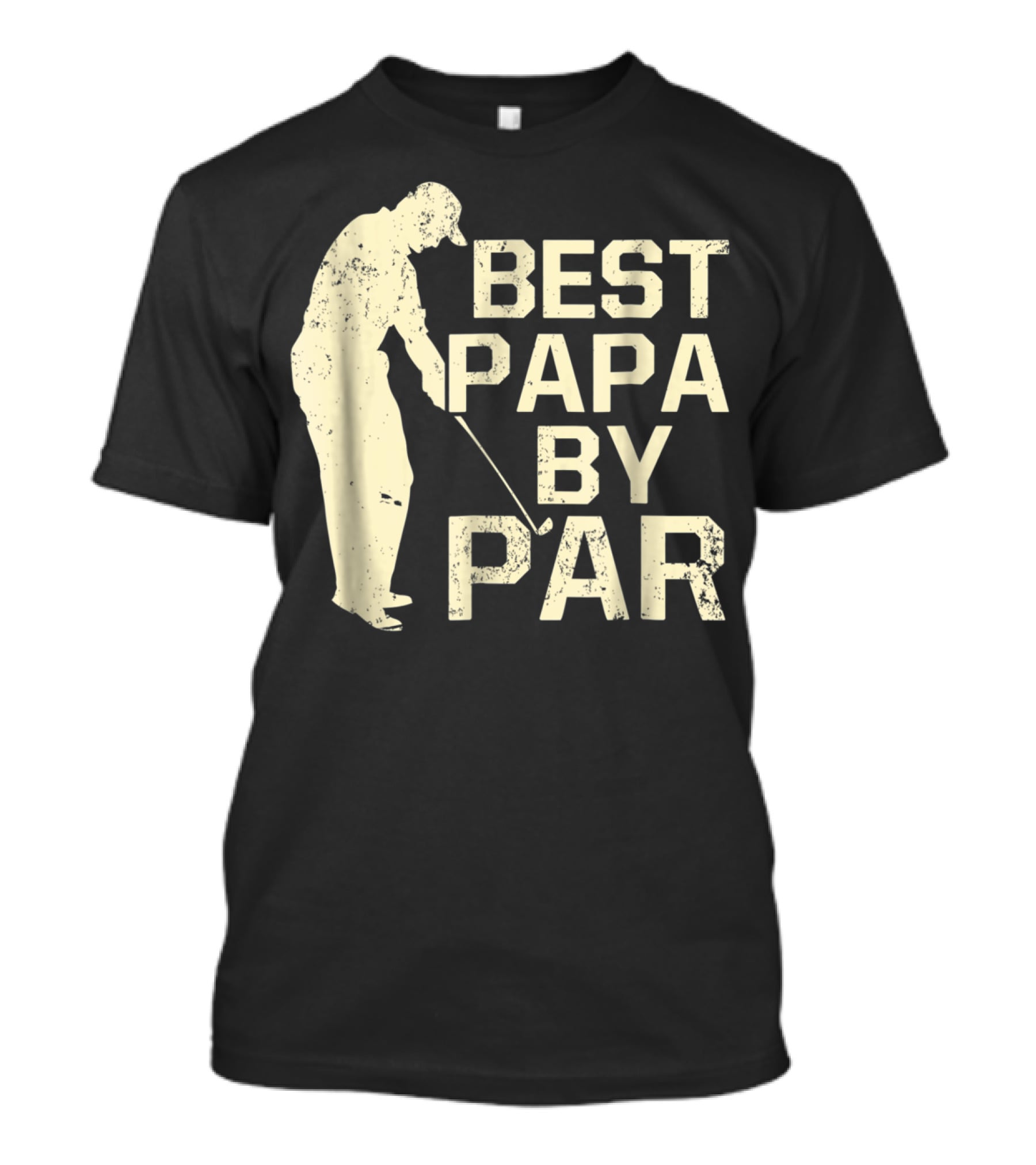 Best Papa By Par Funny Golf T-Shirt