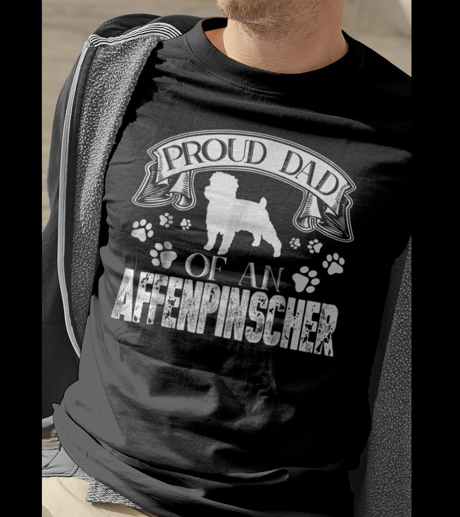 Proud Dad Of An Affenpinscher T-Shirt