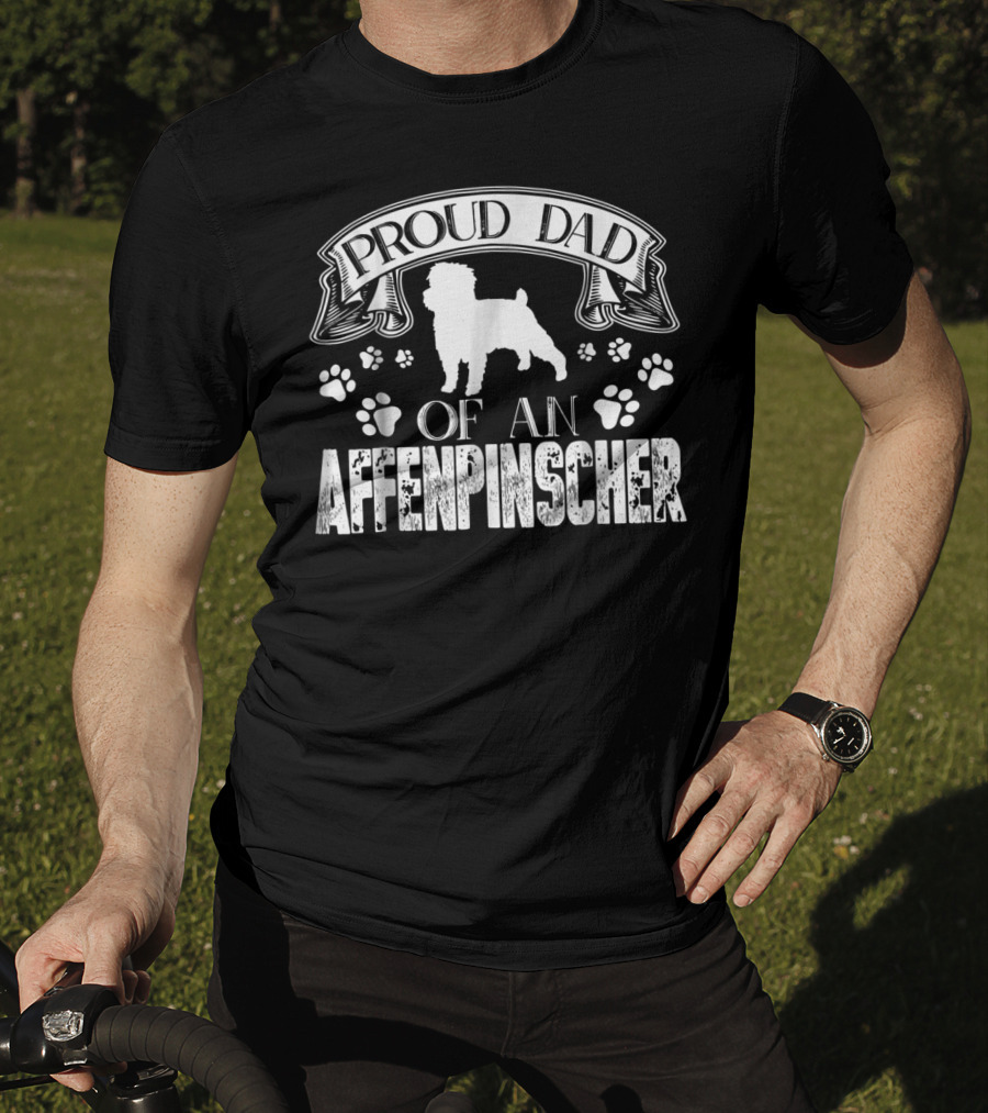 Proud Dad Of An Affenpinscher T-Shirt