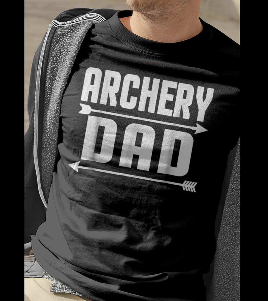Archery Dad Arrow Father Archer T-Shirt