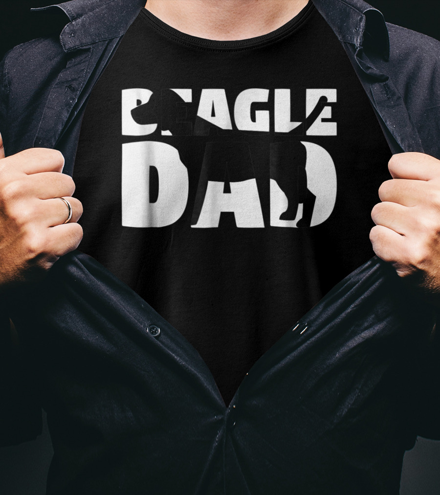 Beagle Dad Beagle Father Dog Dad T-Shirt