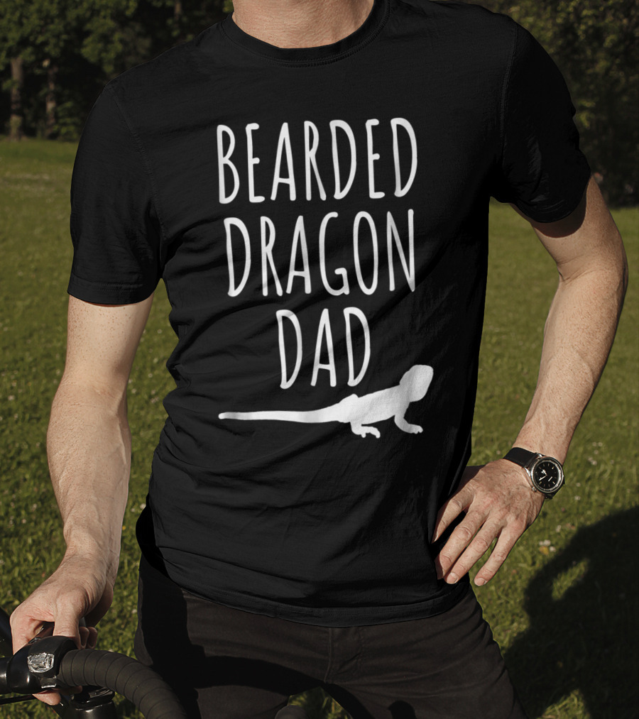 Bearded Dragon Dad Reptile Enthusiast T-Shirt