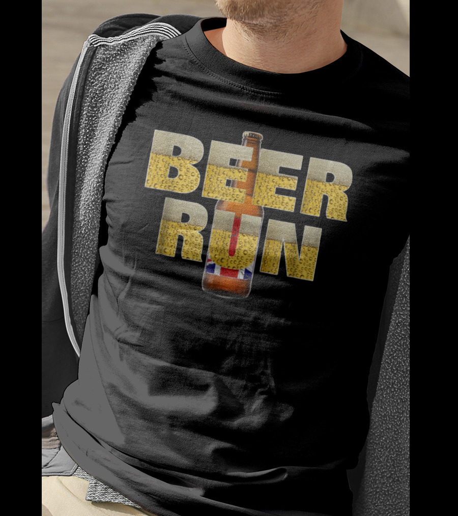 Beer Run 5K Race Marathon Beer Run T-Shirt