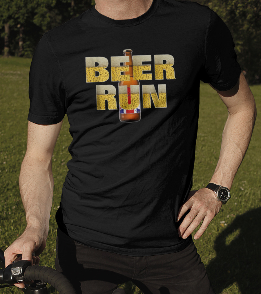 Beer Run 5K Race Marathon Beer Run T-Shirt