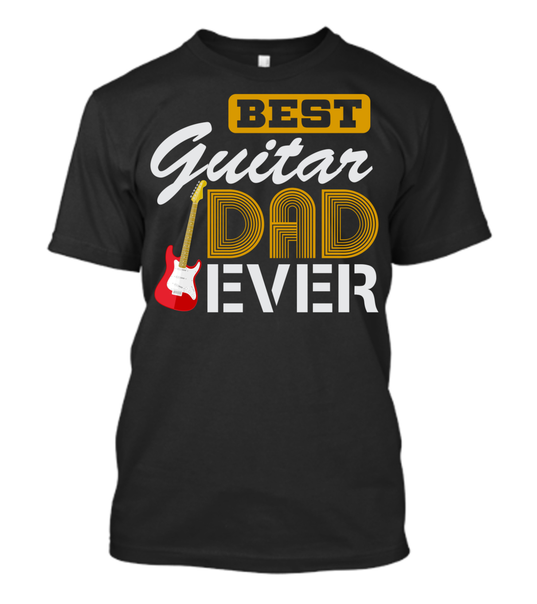 Best Guitar Dad Ever Electric Guitarist Father's Day T-Shirt
