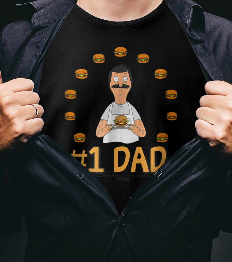 1 Dad Bob's Burgers With Burger Ring T-Shirt
