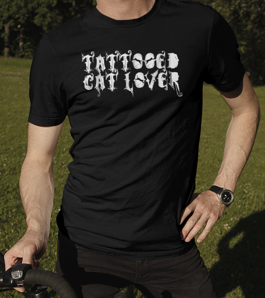 Tattooed Cat Lover Cat T-Shirt
