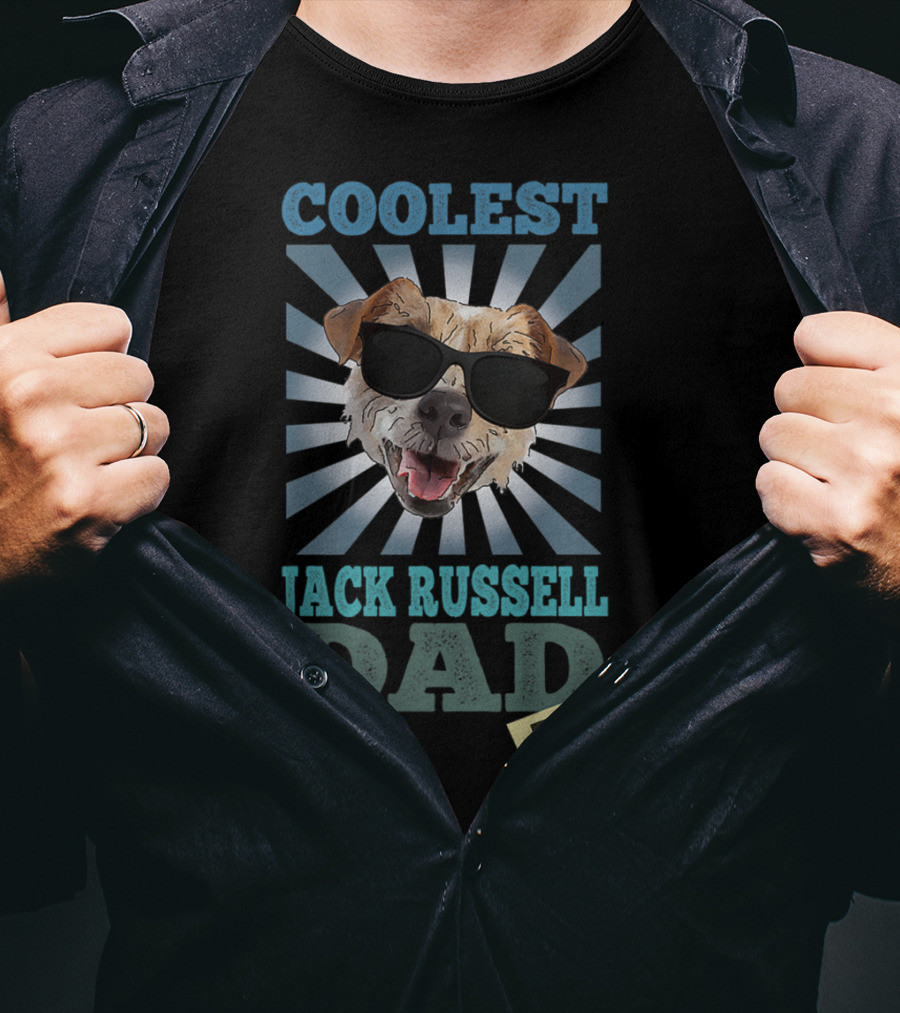 Coolest Jack Russell Dad Ever T-Shirt