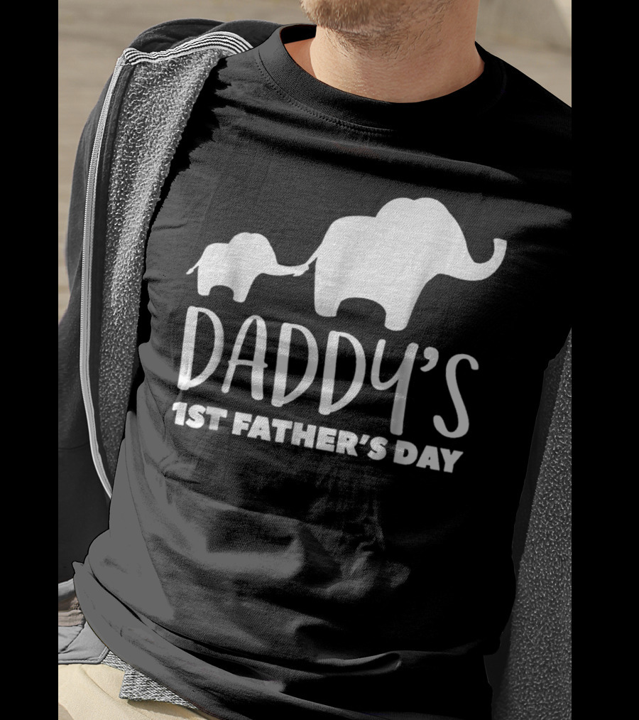 Daddy's 1st Father's Day Elephant87 T-Shirt