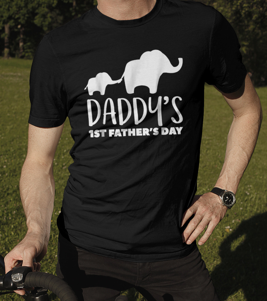 Daddy's 1st Father's Day Elephant87 T-Shirt