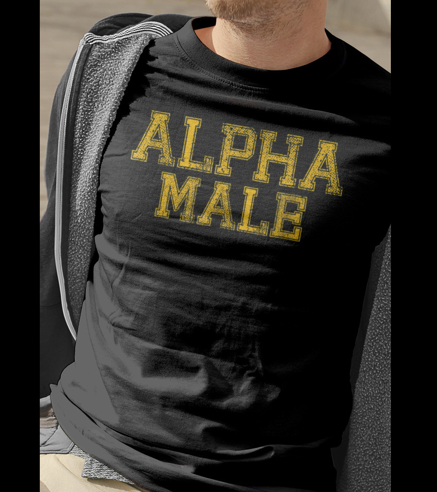 Alpha Male Dad Matching Family Halloween T-Shirt